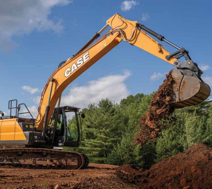 Case excavator