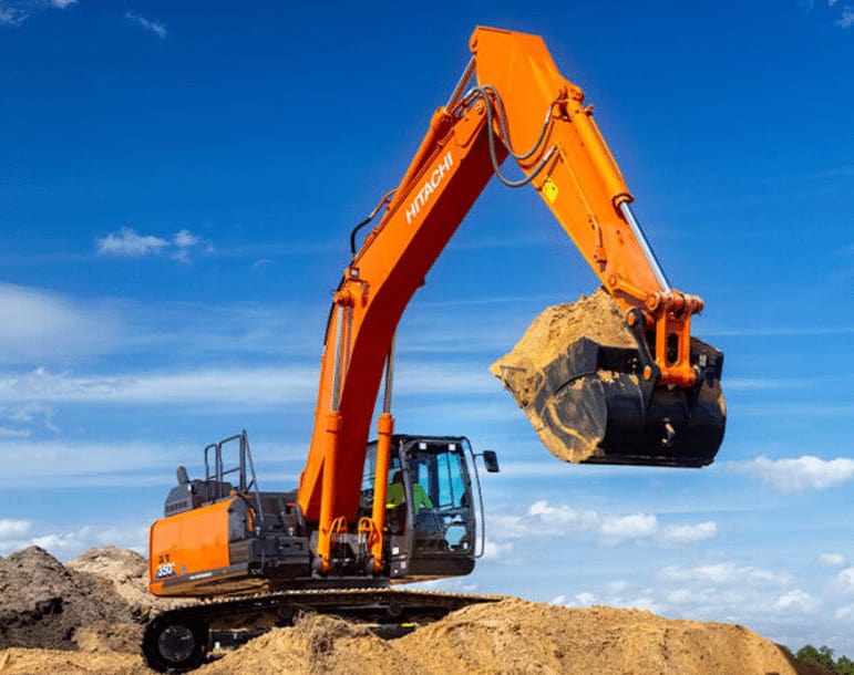 Hitachi excavator
