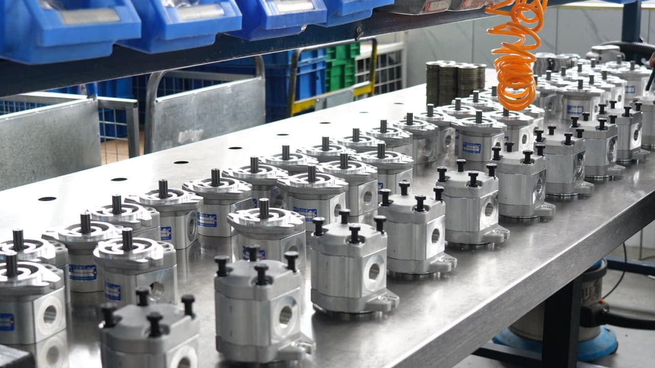 hydraulic gear pump production line